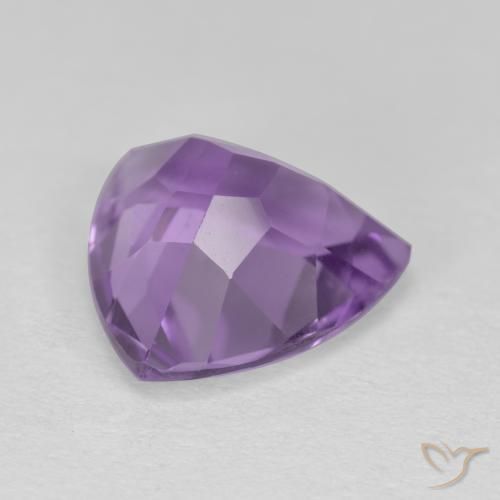 Ametista Violeta médio Natural 2.89ct, Trilhão, VS