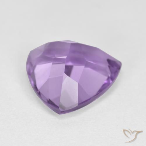 Ametista Violeta Profundo Natural 2.98ct, Trilhão, VS