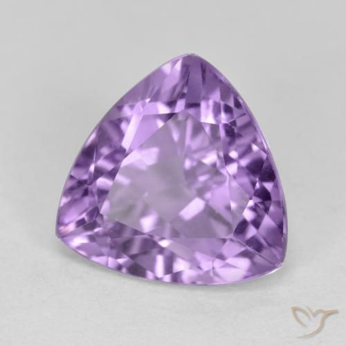 Ametista Violeta rosado Natural 3.00ct, Trilhão, VS