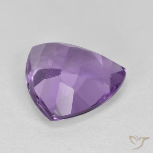 Ametista Violeta rosado Natural 3.00ct, Trilhão, VS