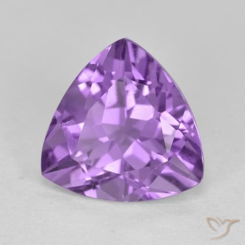 Ametista Violeta rosado Natural 2.97ct, Trilhão, VS