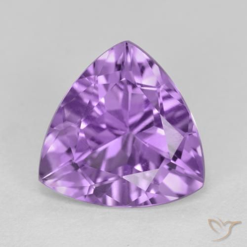 2.88ct Natural Violeta médio Ametista, Trilhão, VS