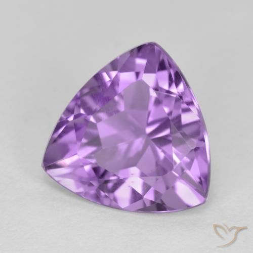 Ametista Violeta médio Natural 2.88ct, Trilhão, VS