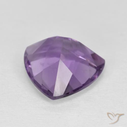 Ametista Violeta Púrpura Natural 2.83ct, Trilhão, VS