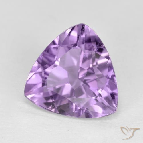 Ametista Violeta rosado Natural 2.78ct, Trilhão, VS