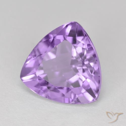 Ametista Violeta rosado Natural 3.06ct, Trilhão, VS