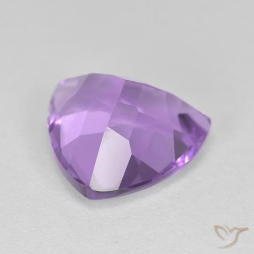 Ametista Violeta rosado Natural 3.06ct, Trilhão, VS