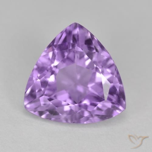 3.00ct Natural Profundo Iris Violeta Ametista, Trilhão, VS