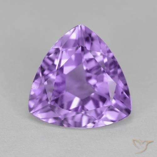 2.87ct Natural Violeta Profundo Ametista, Trilhão, VS