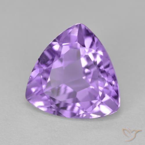 Ametista Violeta Profundo Natural 2.87ct, Trilhão, VS