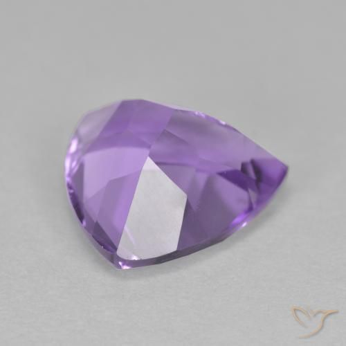 Ametista Violeta Profundo Natural 2.87ct, Trilhão, VS