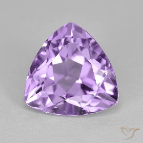 3.06ct Natural Violeta médio Ametista, Trilhão, VS