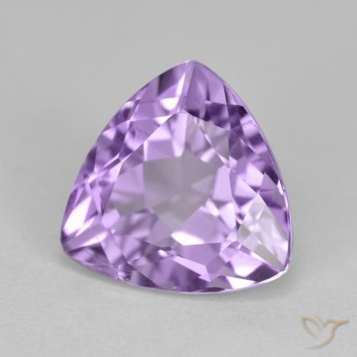 Ametista Violeta médio Natural 3.06ct, Trilhão, VS