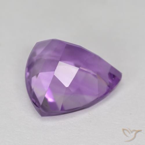 Ametista Violeta rosado Natural 2.78ct, Trilhão, VS