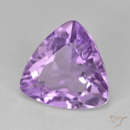 Ametista Violeta médio Natural 3.01ct, Trilhão, VS