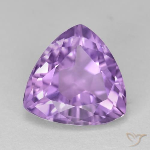 3.10ct Natural Violeta médio Ametista, Trilhão, VS