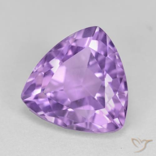 Ametista Violeta médio Natural 3.10ct, Trilhão, VS