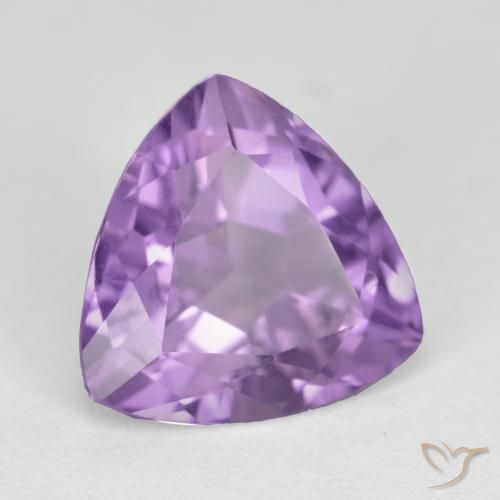 Ametista Violeta rosado Natural 3.00ct, Trilhão, VS