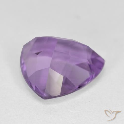 Ametista Violeta rosado Natural 3.00ct, Trilhão, VS