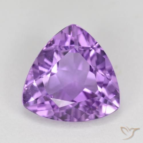 2.79ct Natural Violeta médio Ametista, Trilhão, VS