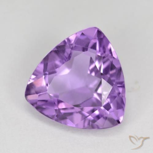 Ametista Violeta médio Natural 2.79ct, Trilhão, VS