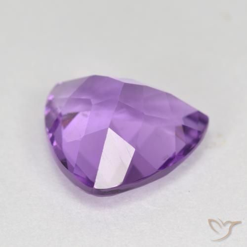 Ametista Violeta médio Natural 2.79ct, Trilhão, VS