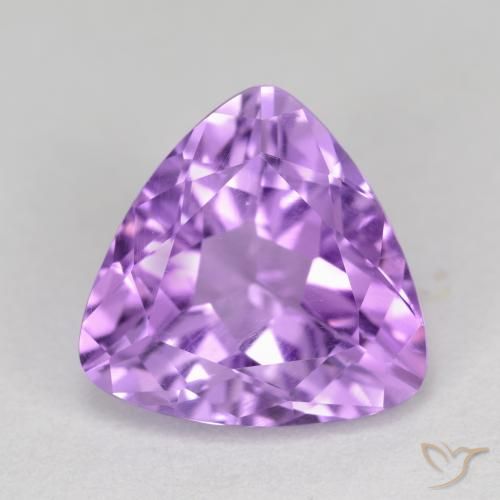2.92ct Natural Violeta Púrpura Ametista, Trilhão, VS