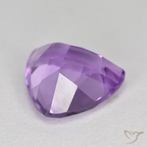 Ametista Violeta Púrpura Natural 2.92ct, Trilhão, VS