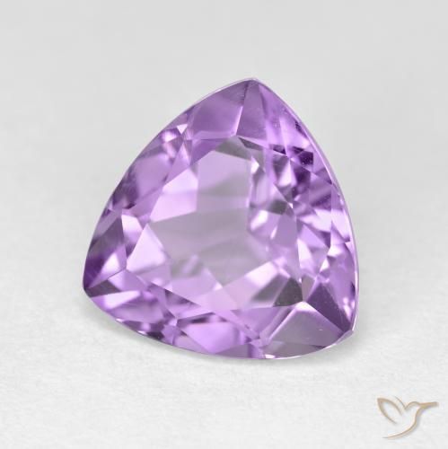 Ametista Violeta rosado Natural 2.92ct, Trilhão, VS