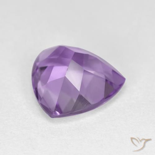 Ametista Violeta rosado Natural 2.92ct, Trilhão, VS