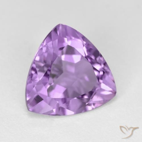 Ametista Violeta rosado Natural 2.78ct, Trilhão, VS