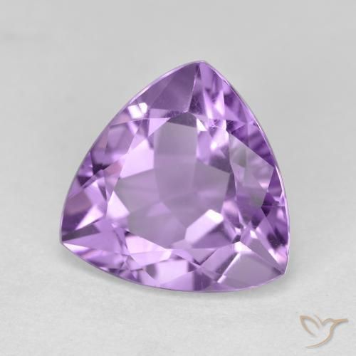 Ametista Violeta rosado Natural 2.82ct, Trilhão, VS