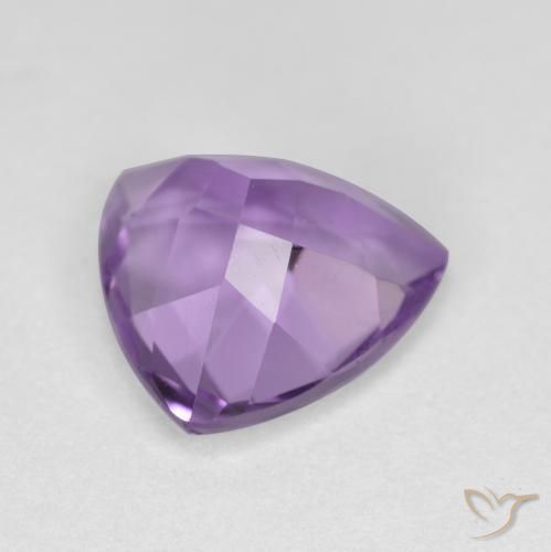 Ametista Violeta rosado Natural 2.82ct, Trilhão, VS