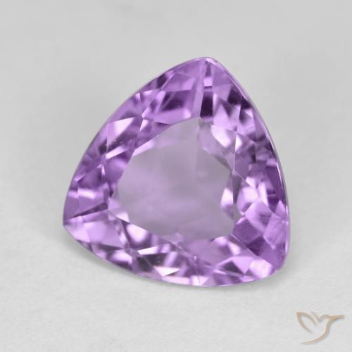 Ametista Violeta rosado Natural 2.89ct, Trilhão, VS
