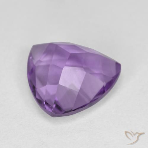 Ametista Violeta rosado Natural 2.89ct, Trilhão, VS