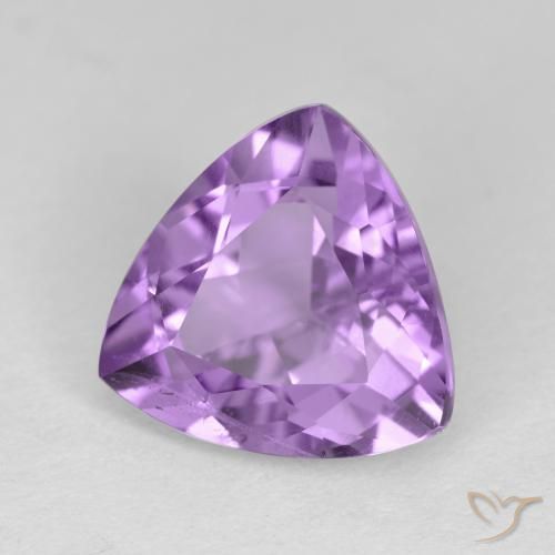 Ametista Violeta Púrpura Natural 2.78ct, Trilhão, VS
