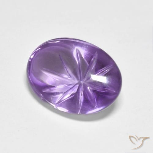 Ametista Profundo Iris Violeta Natural 4.94ct, oval, Transparente