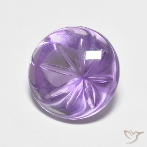 Ametista Violeta médio Natural 4.82ct, Redondo, Transparente