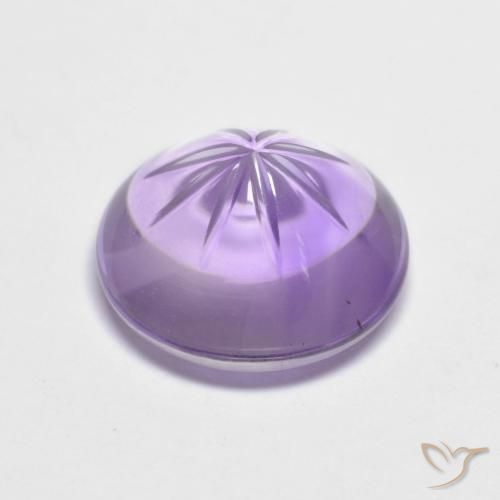 Ametista Violeta médio Natural 4.82ct, Redondo, Transparente