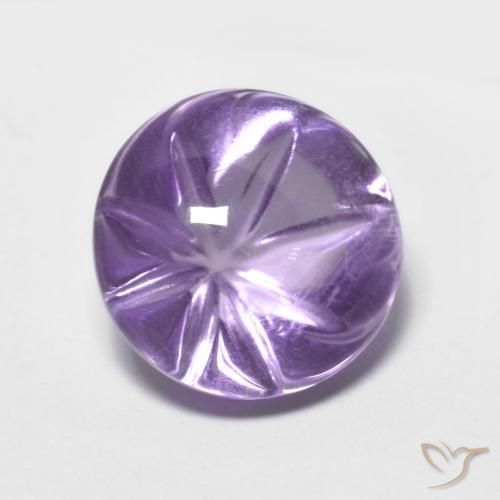 Ametista Violeta médio Natural 4.83ct, Redondo, Transparente
