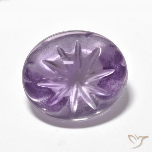 8.27ct Natural Violeta médio Ametista, oval, Transparente