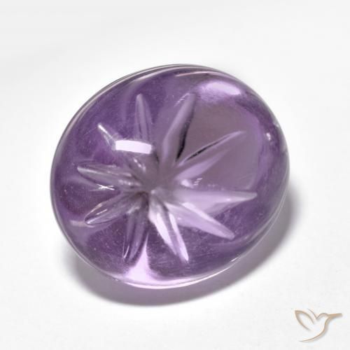 Ametista Violeta médio Natural 8.27ct, oval, Transparente