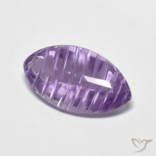 Ametista Violeta médio Natural 5.46ct, Marquesa, Transparente