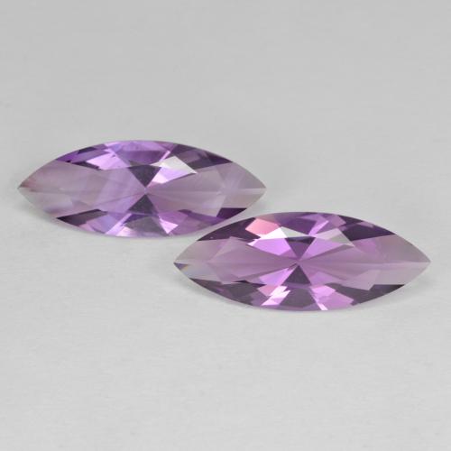 Pedras preciosas de ametista roxo natural de 5,59 ct, marquise, VVS-VS