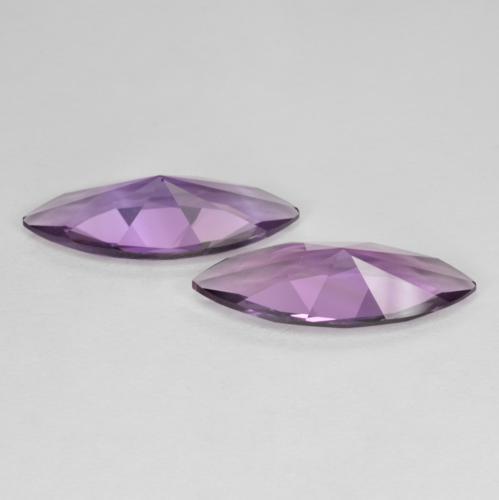 Pedras preciosas de ametista roxo natural de 5,59 ct, marquise, VVS-VS