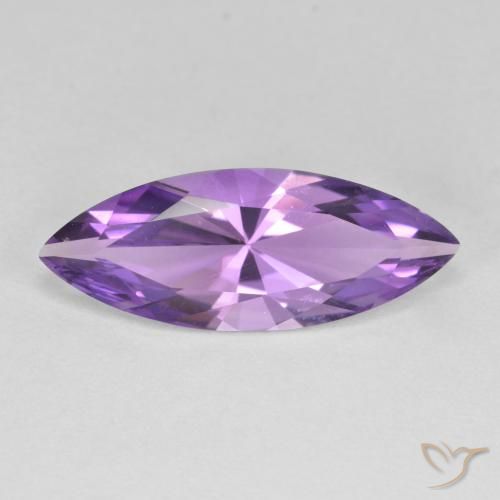 2.94ct Natural Violeta Profundo Ametista, Marquesa, VVS-VS