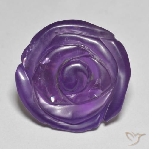 16.81ct Natural Violeta Médio-claro Ametista, Flor cortada, Translúcido