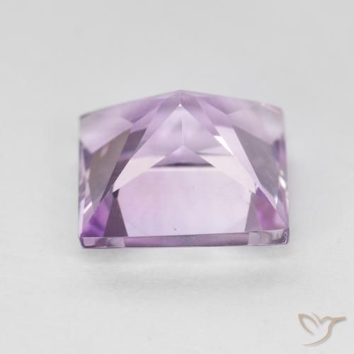 Ametista Violeta rosado Natural 2.18ct, Quadrado, VS