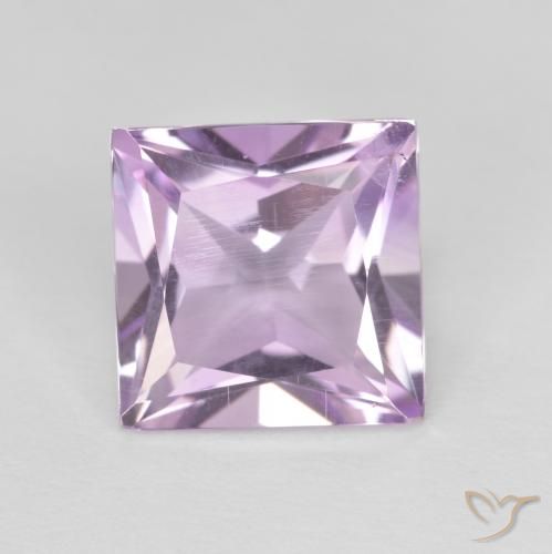 2.20ct Natural Magenta claro Ametista, Quadrado, VS