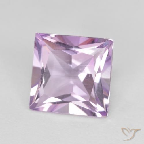 Ametista Magenta claro Natural 2.20ct, Quadrado, VS